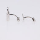 LOUIS VUITTON Boutondu Manchette Cadena & Key Cuffs Ag925 Silver LV Auth 199076V-32