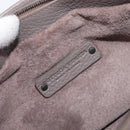 BOTTEGA VENETA Shoulder Bag Leather Gray Multicolor 210993 Auth 199078A-15