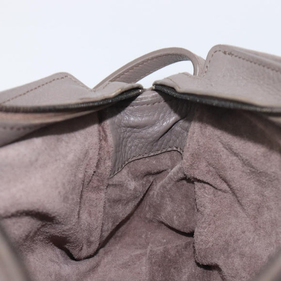 BOTTEGA VENETA Shoulder Bag Leather Gray Multicolor 210993 Auth 199078A