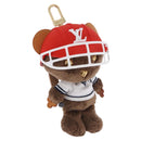 LOUIS VUITTON LV Louis Bear Cricket Bag Charm Fur Brown M03678 LV Auth 199080SAM-1