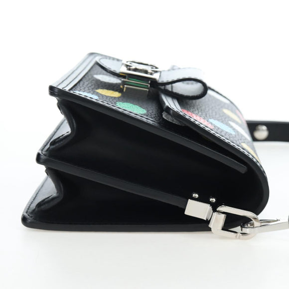 LOUIS VUITTON LVxYK Dauphine Mini Taurillon Clemence Black M21750 Auth 199094SM