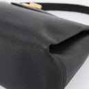 GUCCI Hand Bag Leather Black Gold 000 406 1080 Auth 199095-9