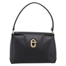 GUCCI Hand Bag Leather Black Gold 000 406 1080 Auth 199095-13