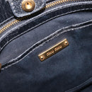 Miu Miu Matelasse Hand Bag Leather Black Gold Auth 199096-18