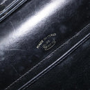 GUCCI Shoulder Bag Leather Black Gold Auth 199099-18