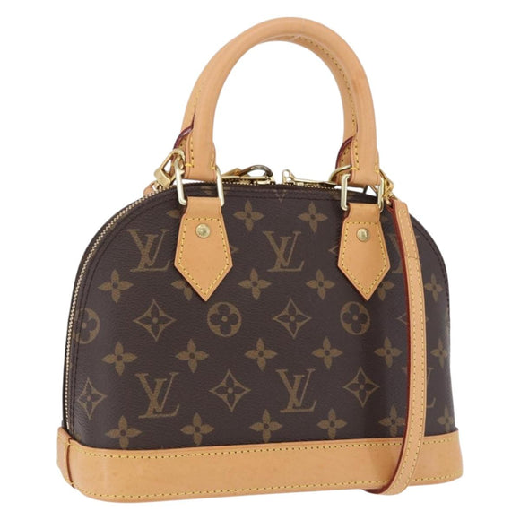 LOUIS VUITTON Monogram Alma BB Hand Bag 2way M53152 LV Auth 199102SAM