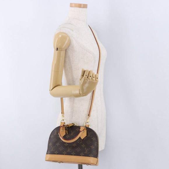 LOUIS VUITTON Monogram Alma BB Hand Bag 2way M53152 LV Auth 199102SAM
