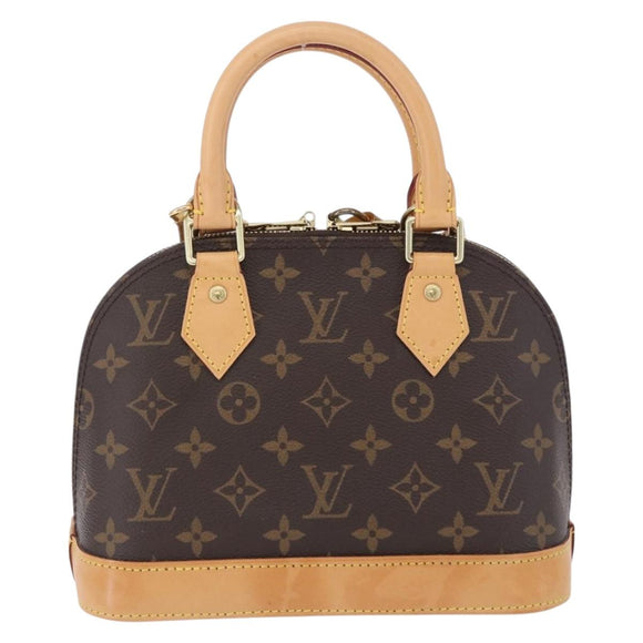 LOUIS VUITTON Monogram Alma BB Hand Bag 2way M53152 LV Auth 199102SAM
