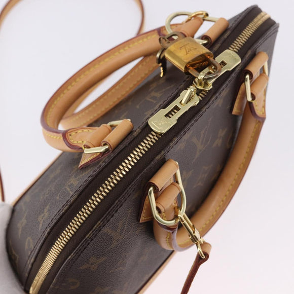 LOUIS VUITTON Monogram Alma BB Hand Bag 2way M53152 LV Auth 199102SAM
