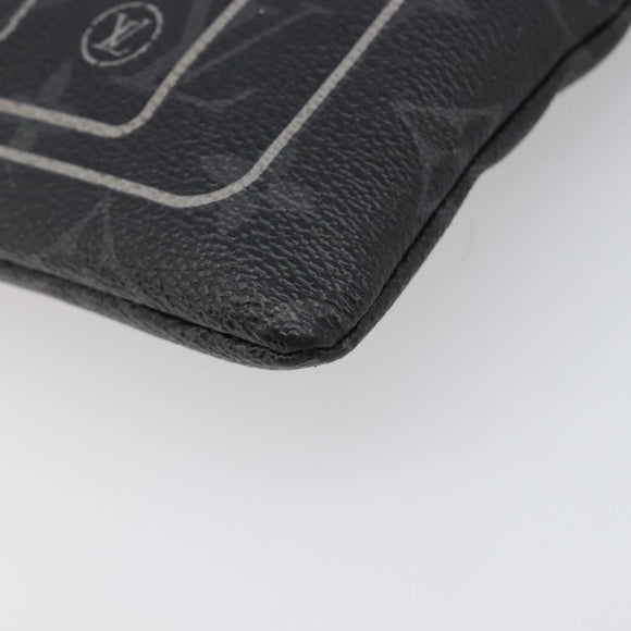 LOUIS VUITTON Monogram Eclipse Fragment iPhone Case M64449 LV Auth 199106V
