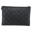 LOUIS VUITTON Monogram Eclipse Fragment iPhone Case M64449 LV Auth 199106V-2