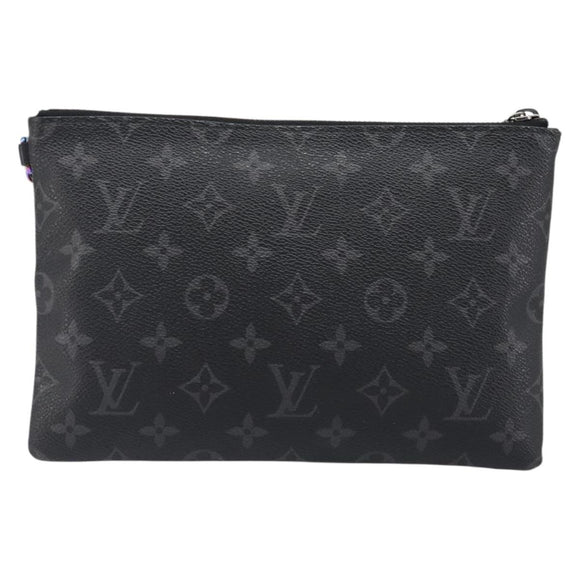 LOUIS VUITTON Monogram Eclipse Fragment iPhone Case M64449 LV Auth 199106V