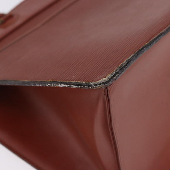 LOUIS VUITTON Epi Riviera Hand Bag Brown M48183 LV Auth 199108