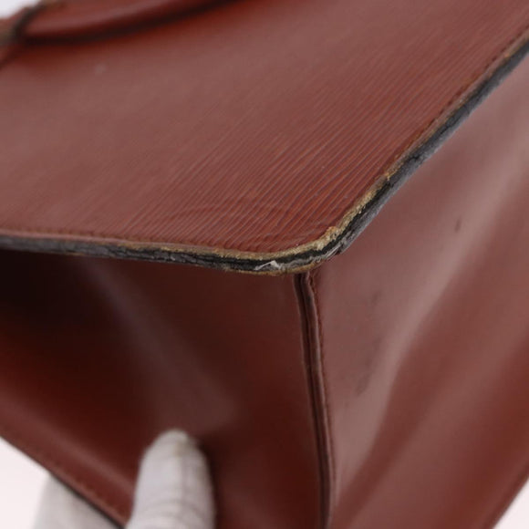 LOUIS VUITTON Epi Riviera Hand Bag Brown M48183 LV Auth 199108
