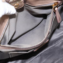 Miu Miu Hand Bag Vitellolux 2way Beige Gold Auth 199109V-23