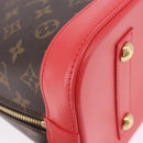 LOUIS VUITTON Monogram Totem Alma PM Hand Bag Red Flamingo LV Auth 199111SAM-16