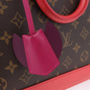 LOUIS VUITTON Monogram Totem Alma PM Hand Bag Red Flamingo LV Auth 199111SAM-20