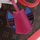 LOUIS VUITTON Monogram Totem Alma PM Hand Bag Red Flamingo LV Auth 199111SAM-21