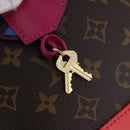 LOUIS VUITTON Monogram Totem Alma PM Hand Bag Red Flamingo LV Auth 199111SAM-9
