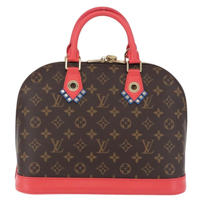 LOUIS VUITTON Monogram Totem Alma PM Hand Bag Red Flamingo LV Auth 199111SAM - 0