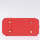 LOUIS VUITTON Monogram Totem Alma PM Hand Bag Red Flamingo LV Auth 199111SAM-5