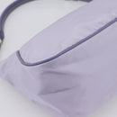 PRADA Shoulder Bag Nylon Lavende Silver Auth 199116A-16