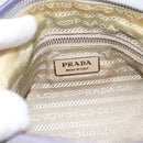 PRADA Shoulder Bag Nylon Lavende Silver Auth 199116A-18
