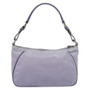 PRADA Shoulder Bag Nylon Lavende Silver Auth 199116A-2