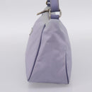 PRADA Shoulder Bag Nylon Lavende Silver Auth 199116A-4