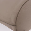 CELINE Big Bag Bucket Hand Bag Leather Gray Silver Auth 199121V-10