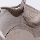 CELINE Big Bag Bucket Hand Bag Leather Gray Silver Auth 199121V-17