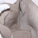 CELINE Big Bag Bucket Hand Bag Leather Gray Silver Auth 199121V-18
