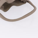 CELINE Big Bag Bucket Hand Bag Leather Gray Silver Auth 199121V-7