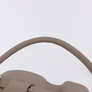CELINE Big Bag Bucket Hand Bag Leather Gray Silver Auth 199121V-8
