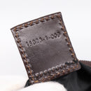 FENDI Zucca Canvas Hand Bag Black Brown Auth 199124-12