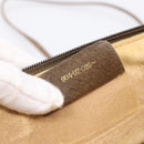 GUCCI GG Supreme Web Sherry Line Bag PVC Beige Gold 904 02 026 Auth 199125-12