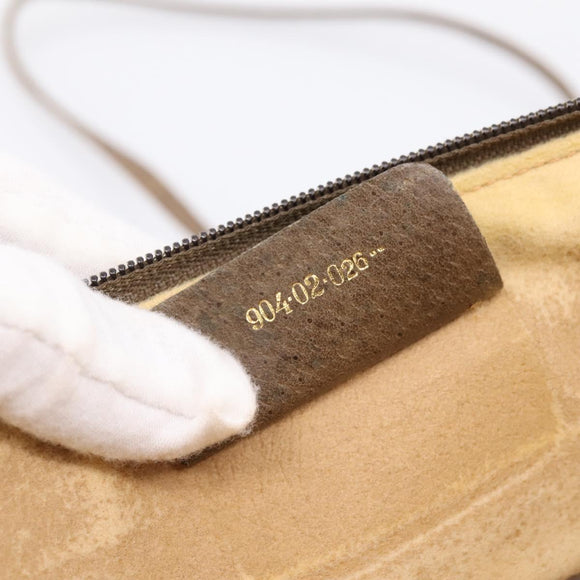 GUCCI GG Supreme Web Sherry Line Bag PVC Beige Gold 904 02 026 Auth 199125