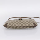 GUCCI GG Supreme Web Sherry Line Bag PVC Beige Gold 904 02 026 Auth 199125-5