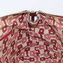 GUCCI GG Canvas Guccissima Princi Hand Bag Leather Red Gold 177052 Auth 199127A-18
