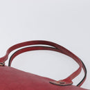 GUCCI GG Canvas Guccissima Princi Hand Bag Leather Red Gold 177052 Auth 199127A-8
