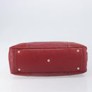 GUCCI GG Canvas Guccissima Princi Hand Bag Leather Red Gold 177052 Auth 199127A-9