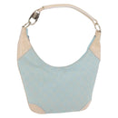 GUCCI GG Canvas Shoulder Bag Outlet Light Blue Gold 001 4158 Auth 199129V-1
