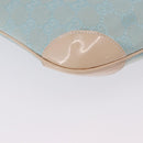 GUCCI GG Canvas Shoulder Bag Outlet Light Blue Gold 001 4158 Auth 199129V-13