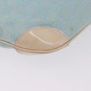 GUCCI GG Canvas Shoulder Bag Outlet Light Blue Gold 001 4158 Auth 199129V-14