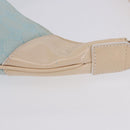 GUCCI GG Canvas Shoulder Bag Outlet Light Blue Gold 001 4158 Auth 199129V-5