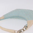 GUCCI GG Canvas Shoulder Bag Outlet Light Blue Gold 001 4158 Auth 199129V-7