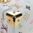 LOUIS VUITTON Monogram Multicolor Side Trunk MM Bag White M14046 Auth 199130SM-17