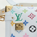 LOUIS VUITTON Monogram Multicolor Side Trunk MM Bag White M14046 Auth 199130SM-23
