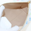 LOUIS VUITTON Monogram Multicolor Side Trunk MM Bag White M14046 Auth 199130SM-11