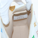LOUIS VUITTON Monogram Multicolor Side Trunk MM Bag White M14046 Auth 199130SM-28